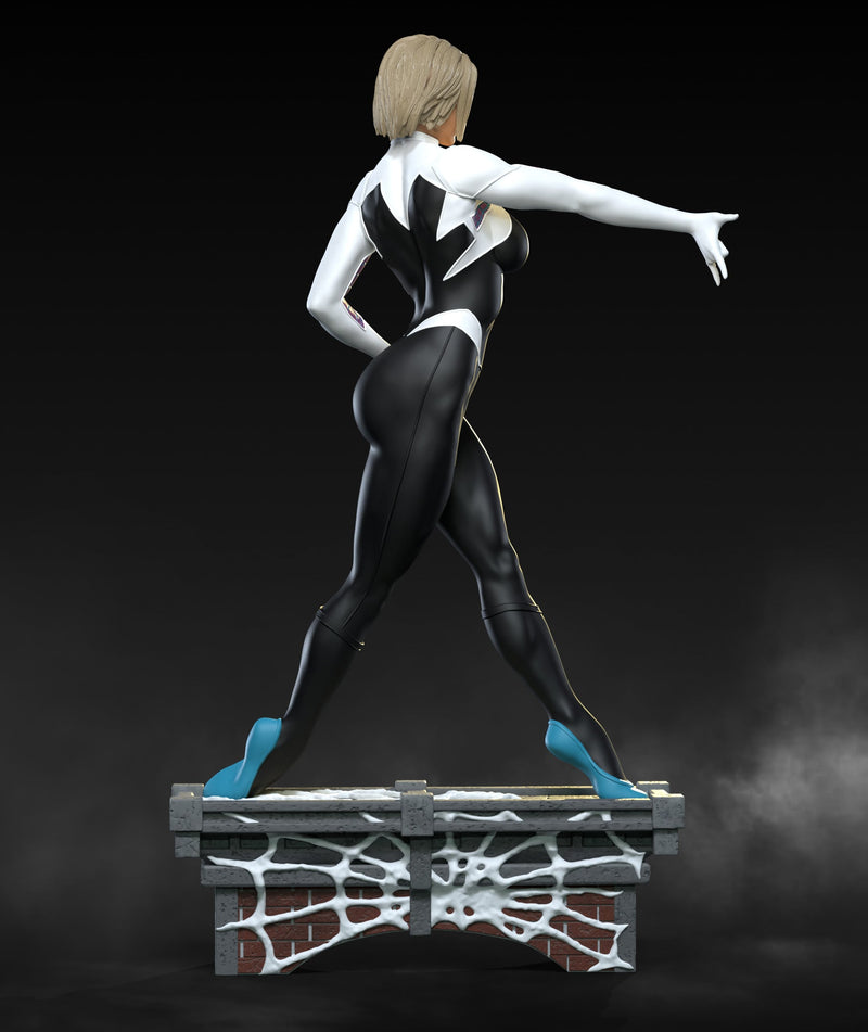 Spider-Gwen Mat3D Resin Statue - view 3