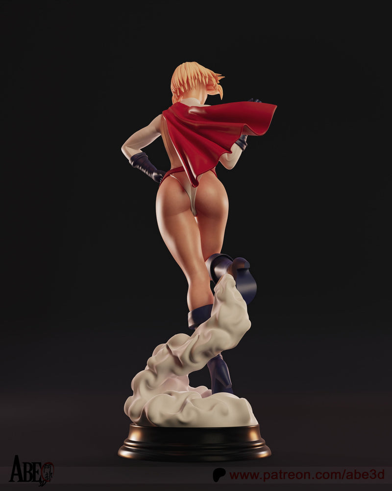 Power Girl Resin Statue - view 4