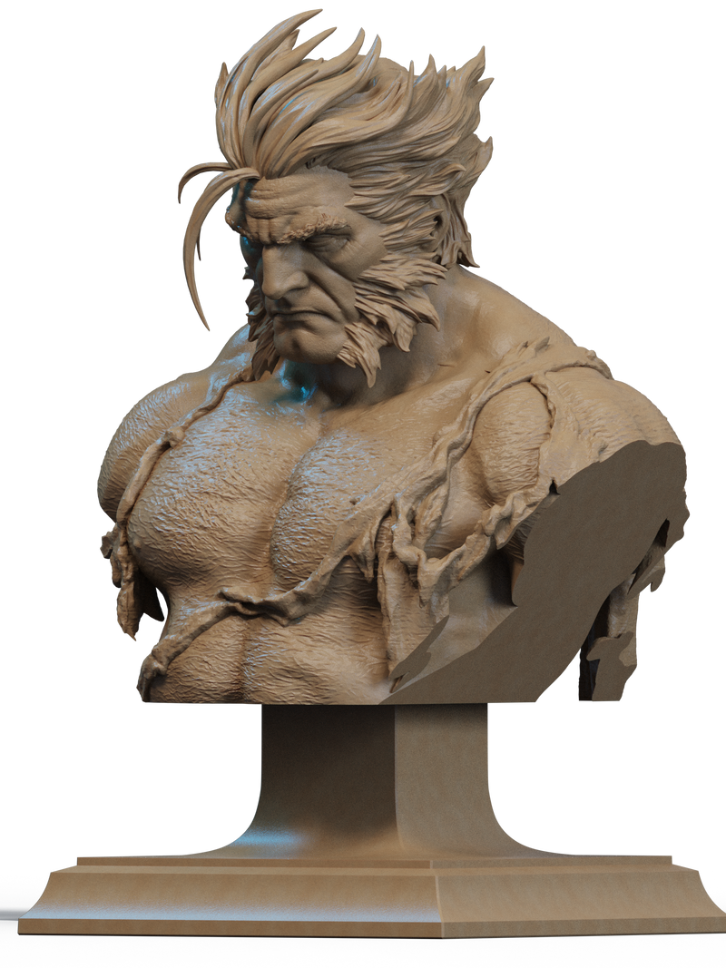 Logan Resin Bust - Design 2 - view 2