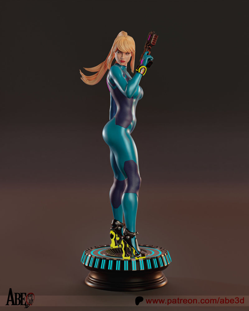 Samus Aran Resin Statue - view 5