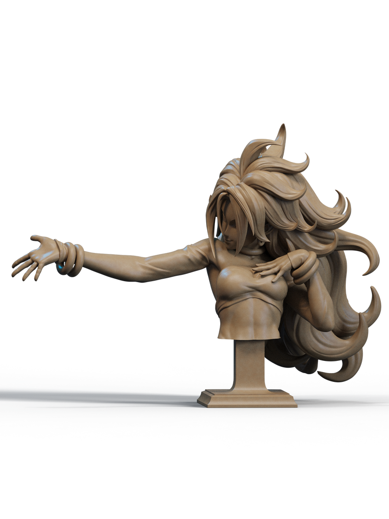 Android 21 Resin Bust - view 2