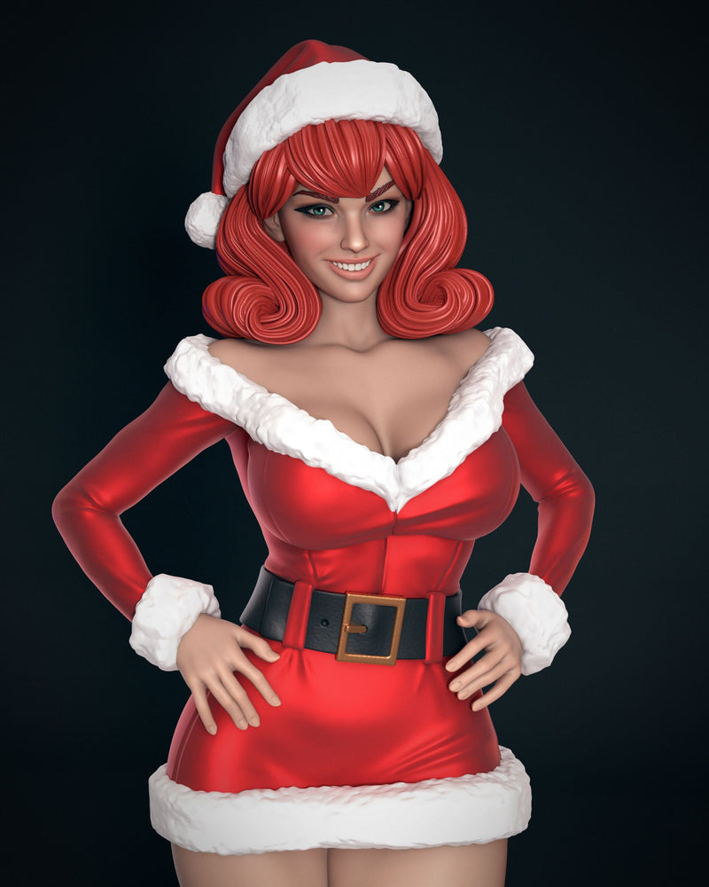 Mary Jane Mrs. Claus Resin Statue - view 1