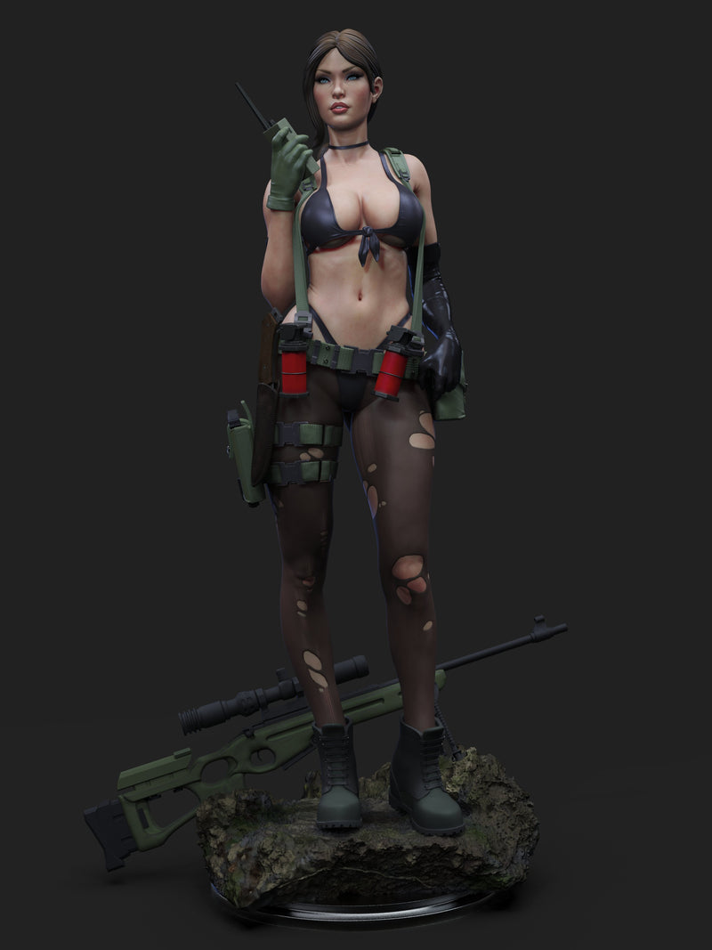 Quiet Resin Statue - view 1