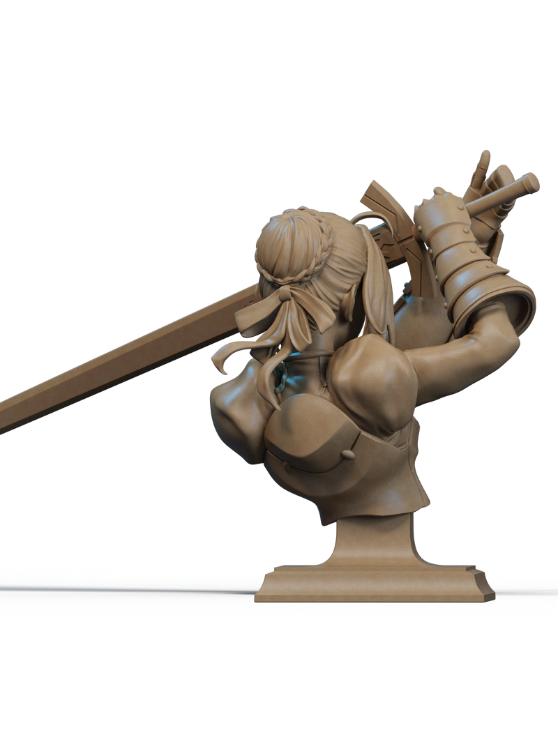 Saber Resin Bust - view 3
