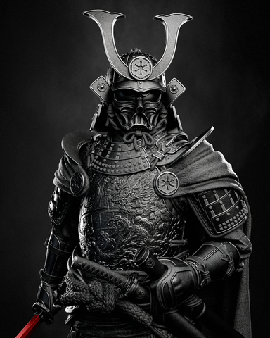 Darth Vader Samurai Resin Statue - view 1