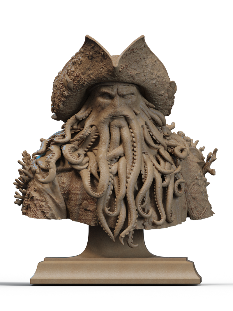 Davy Jones Resin Bust - view 1