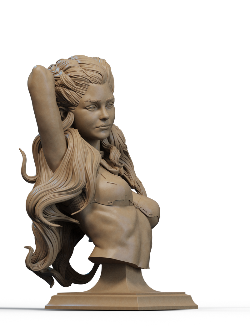 Aloy Resin Bust - view 2