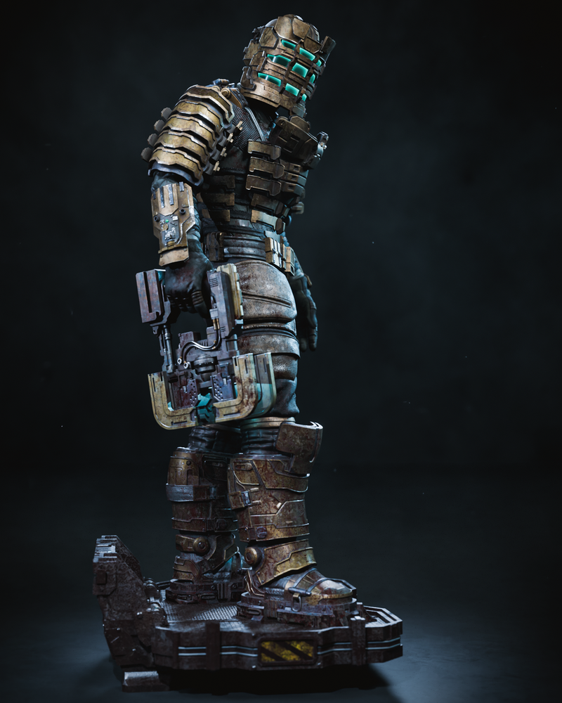 Isaac Clarke Resin Statue - view 5