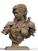 The Ember Queen Resin Bust - view 1