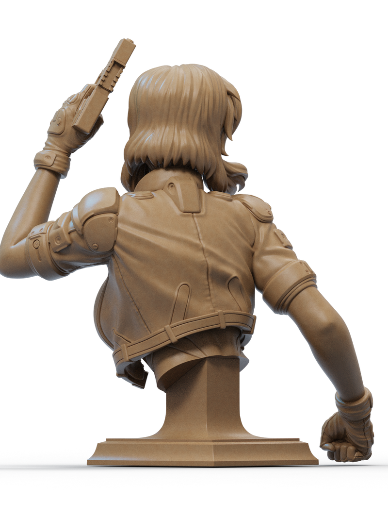 Motoko Resin Bust - view 3