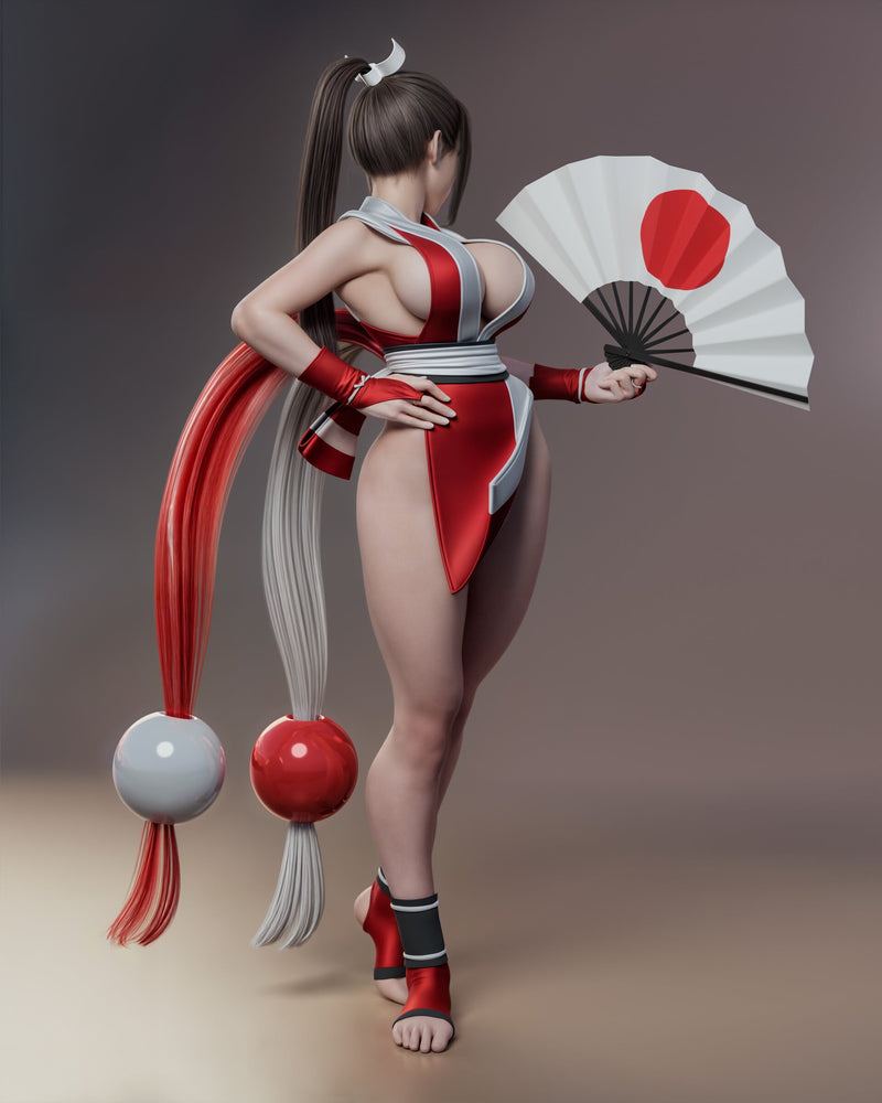 Mai Shiranui Kugo Resin Statue - view 3