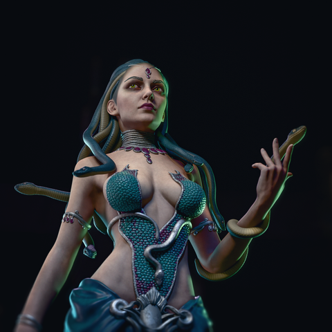 Medusa Resin Statue - Design 1 - view 1