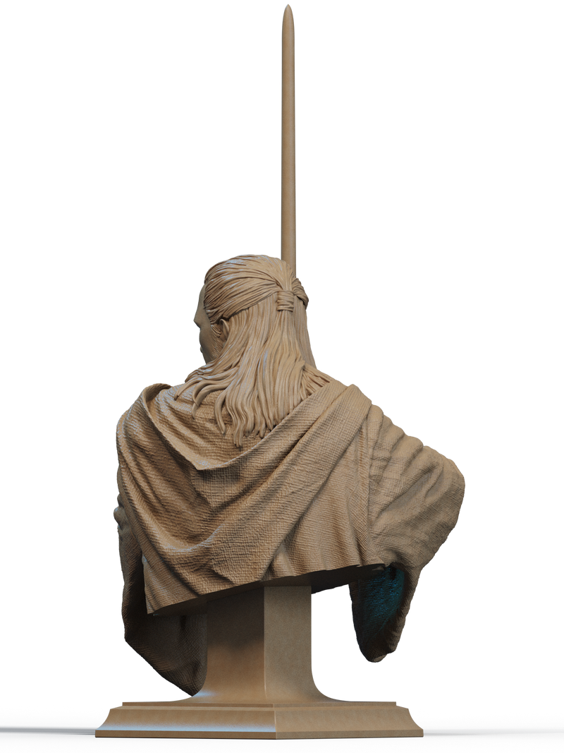 Qui-Gon Jinn Resin Bust - view 3
