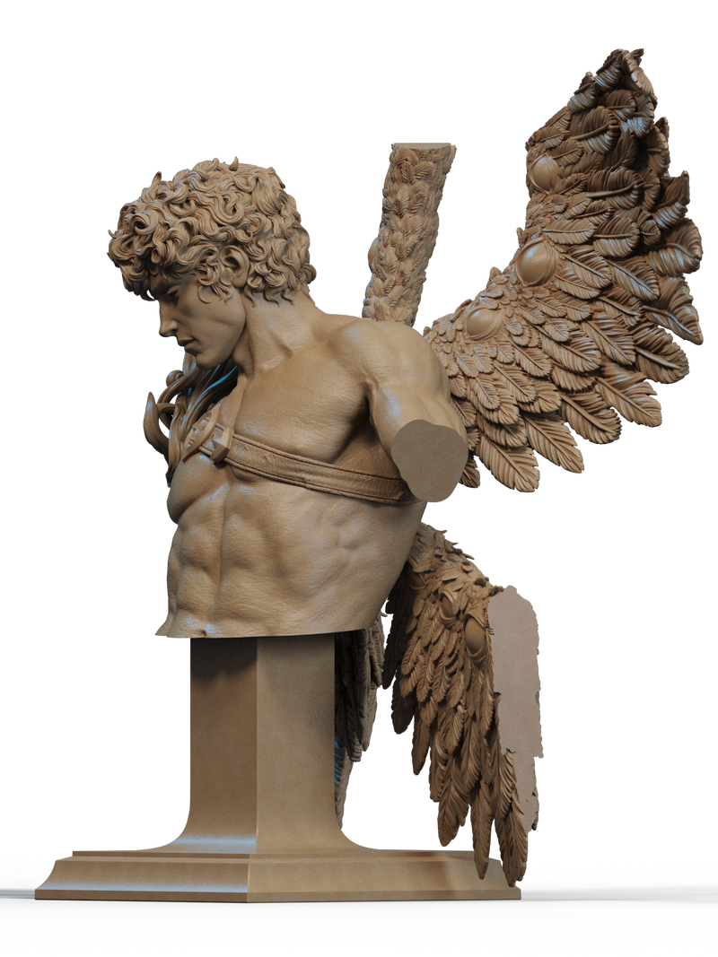 Cherubim Resin Bust - view 3