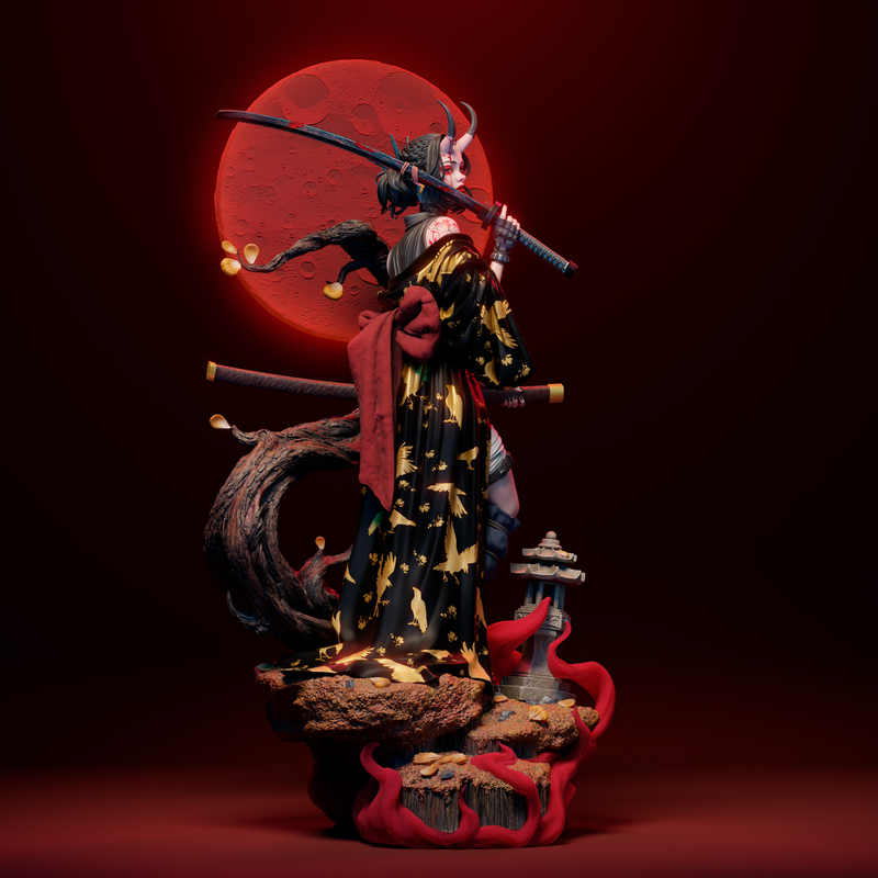 Oni Resin Statue - view 6
