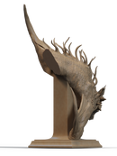 Elegy of the Wyrm Resin Bust - view 6