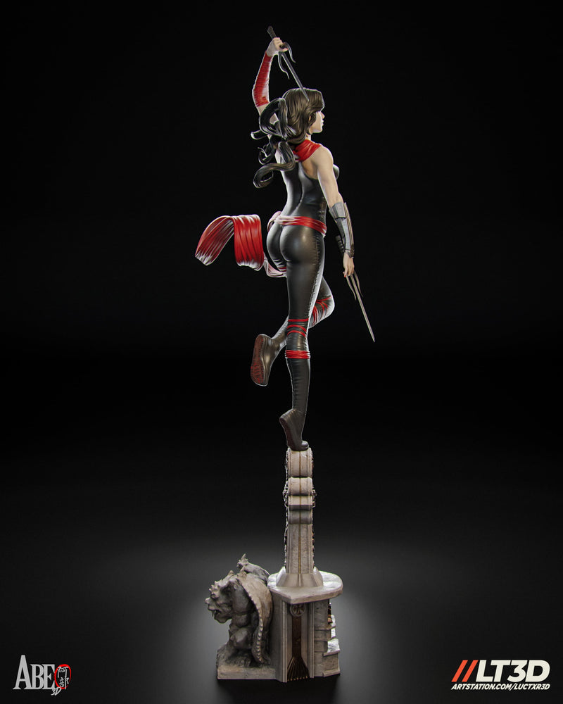 Elektra LT3D Resin Statue - view 5