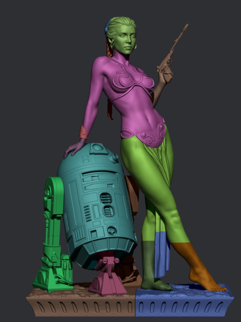 Princess Leia Resin Statue - view 8
