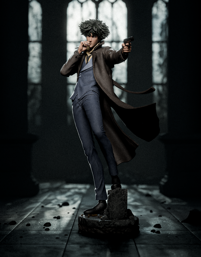 Spike Resin Statue - view 2