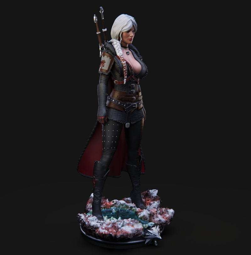 Ciri Resin Statue - view 2