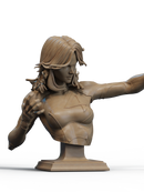 Invisible Woman Resin Bust - Design 1 - view 2