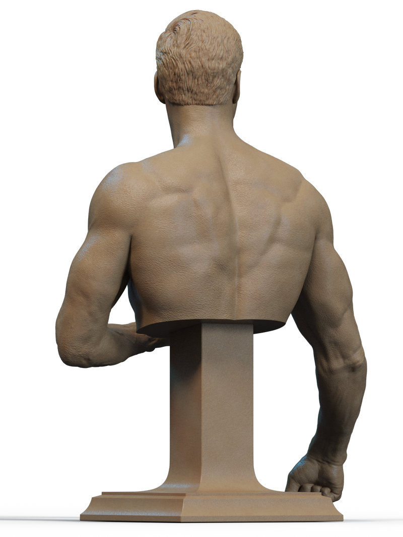 Frank Dux Resin Bust - view 3