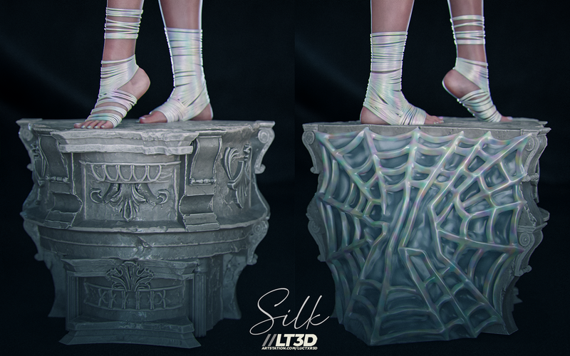 Silk Resin Statue - view 8