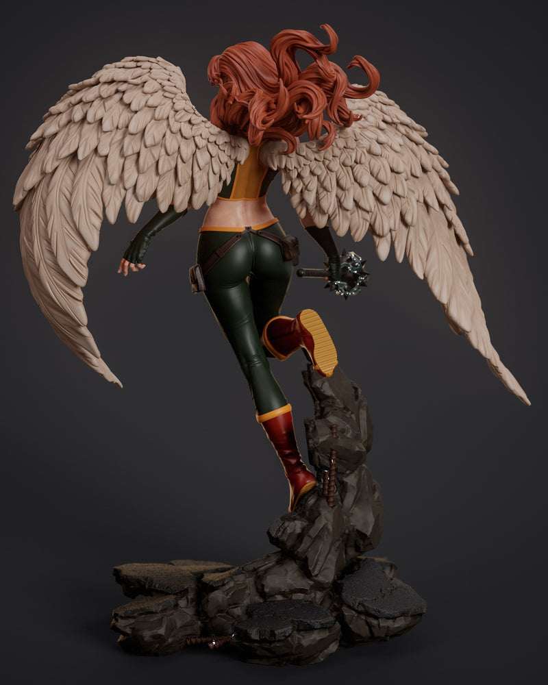 Hawkgirl Resin Statue - view 8