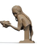 Mermaid Resin Bust - view 2