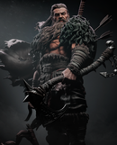 North Warrior Resin Statue - view 6