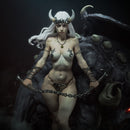 Demon Queen Resin Statue - view 1