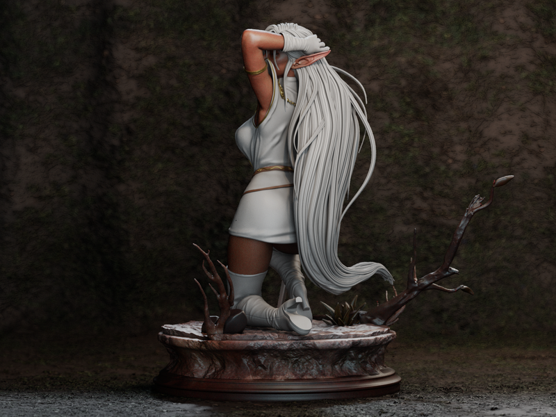 Pirotess Resin Statue - view 7