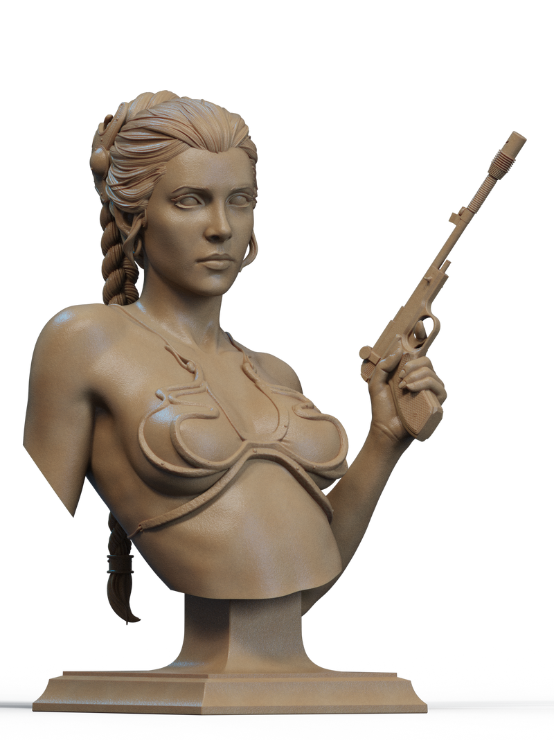 Princess Leia Resin Bust - view 2