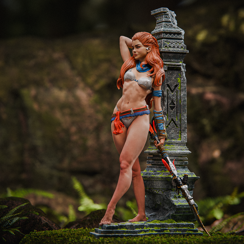 Aloy Resin Statue - view 3