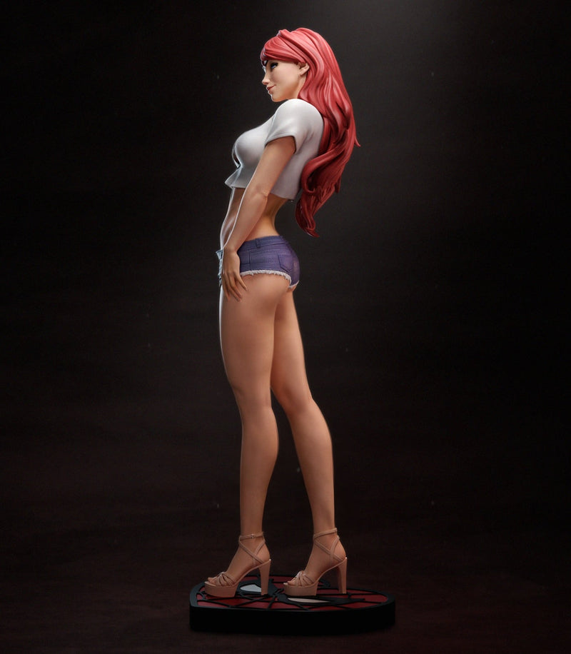 Mary Jane Resin Statue - view 3