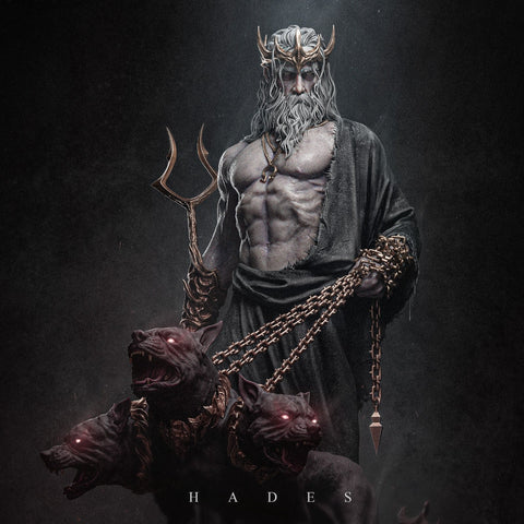 Hades Resin Statue - view 1