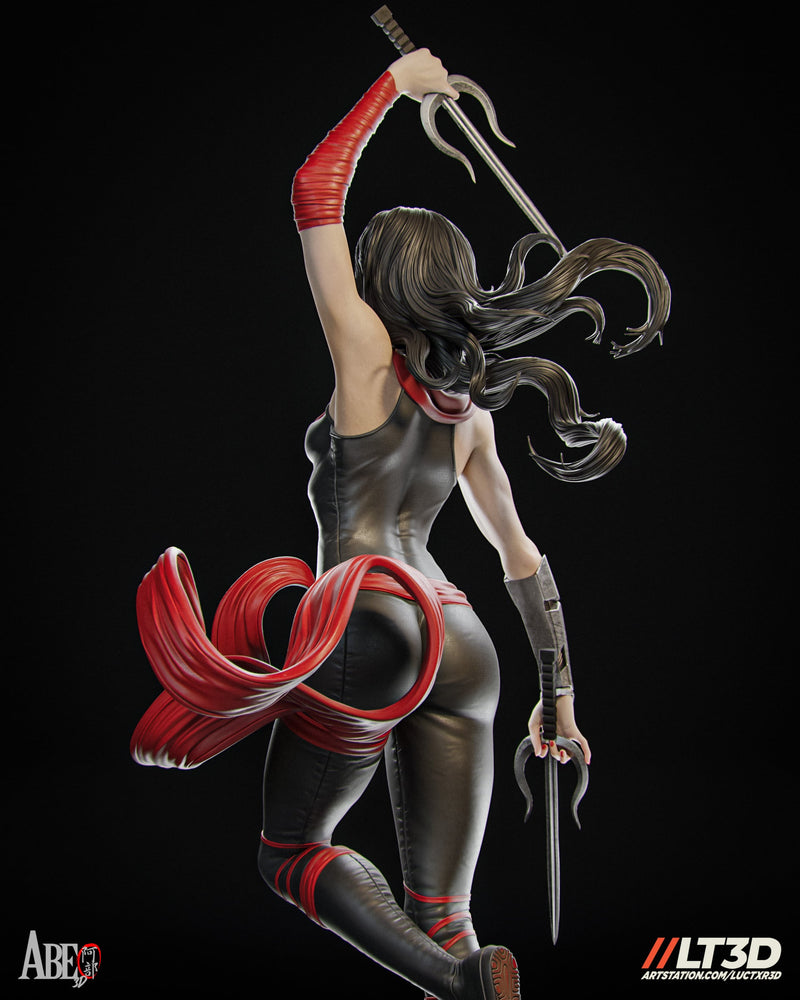 Elektra LT3D Resin Statue - view 8