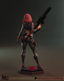 Black Widow Resin Statue - view 2