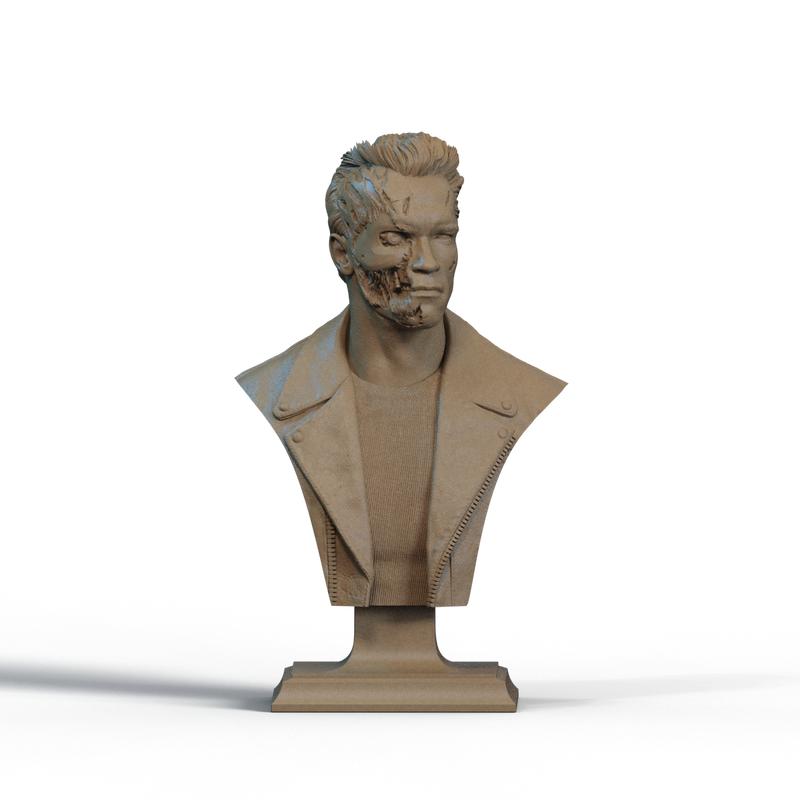 Terminator Resin Bust - view 2