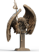Fallen Angel Resin Bust - view 2
