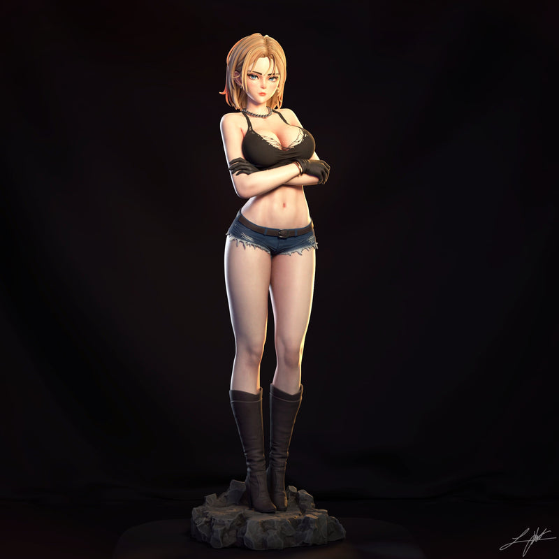 Android 18 Resin Statue - view 1