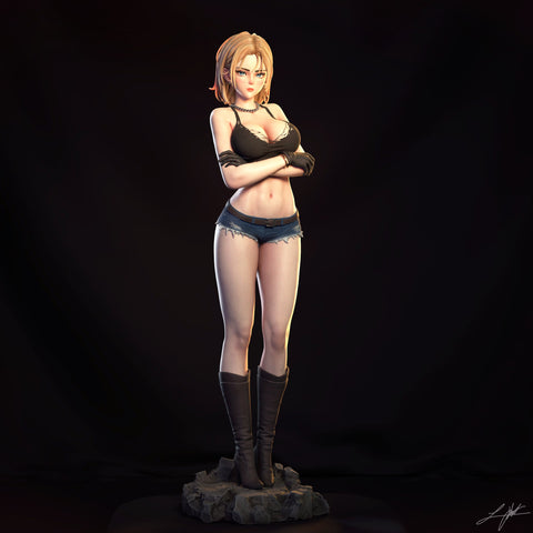 Android 18 Resin Statue - view 1
