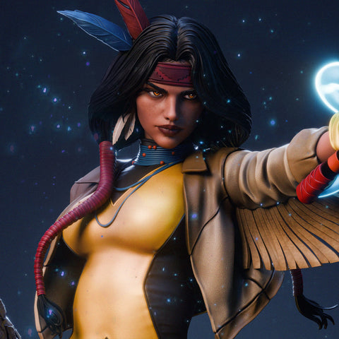 Dani Moonstar Mirage Resin Statue - view 1