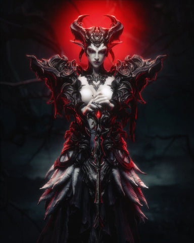 The Queen of the Ashen Vale Resin Statue - view 1