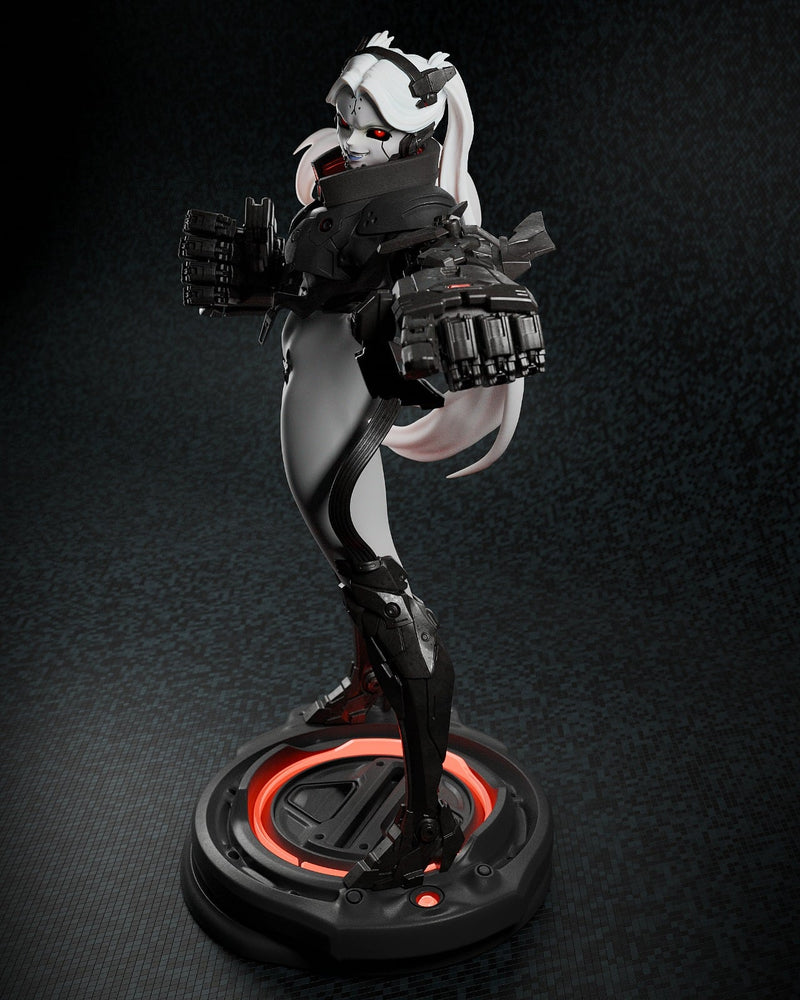 Rebecca Smasher Resin Statue - view 3
