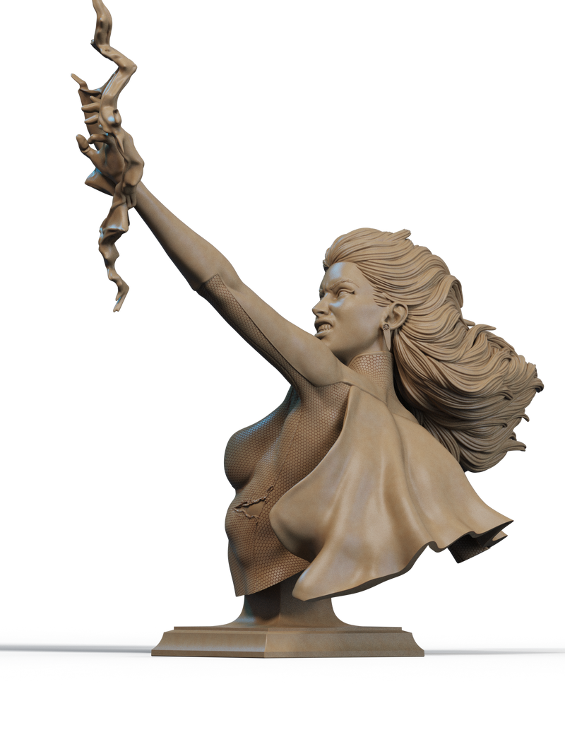 Atom Eve Resin Bust - view 3