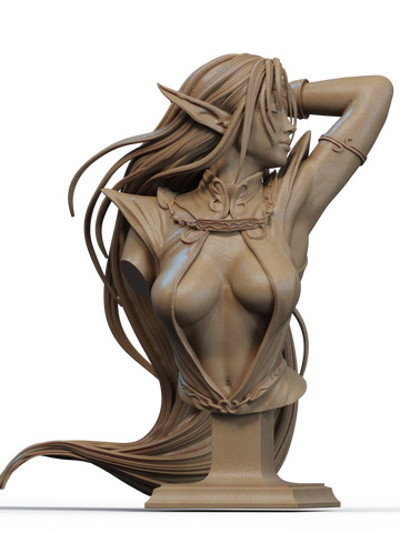 Pirotess Resin Bust - view 1