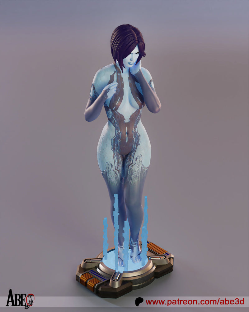 Cortana Resin Statue - view 5