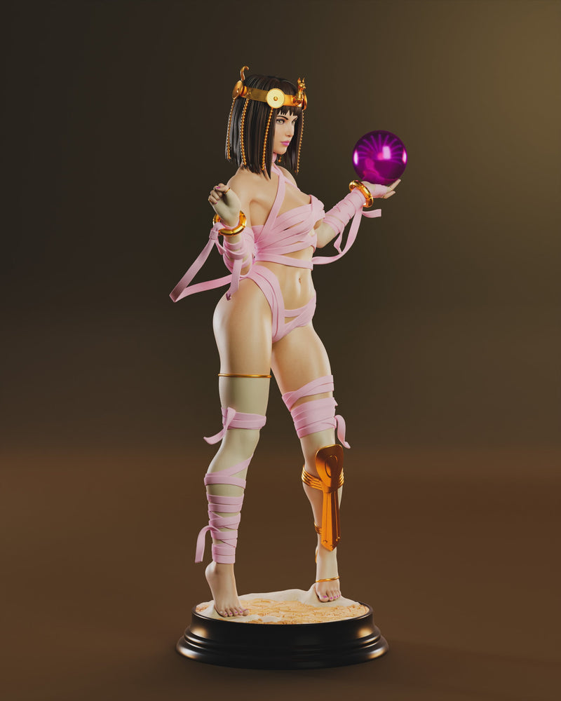Menat Resin Statue - view 3