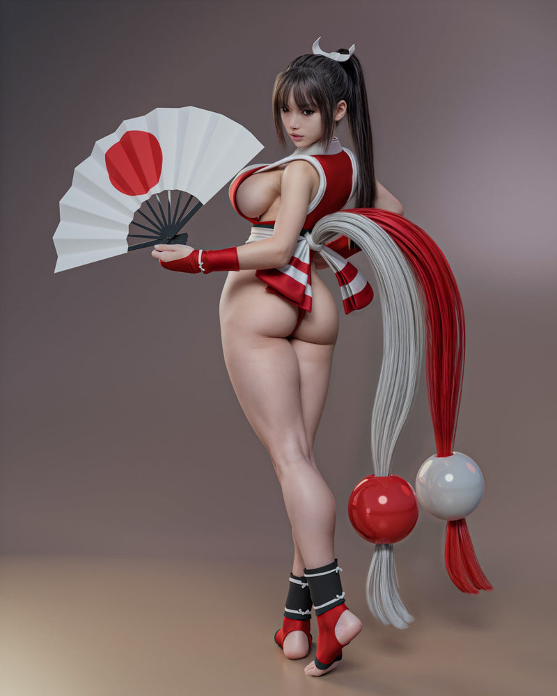 Mai Shiranui Kugo Resin Statue - view 1